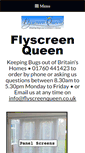 Mobile Screenshot of flyscreenqueen.co.uk